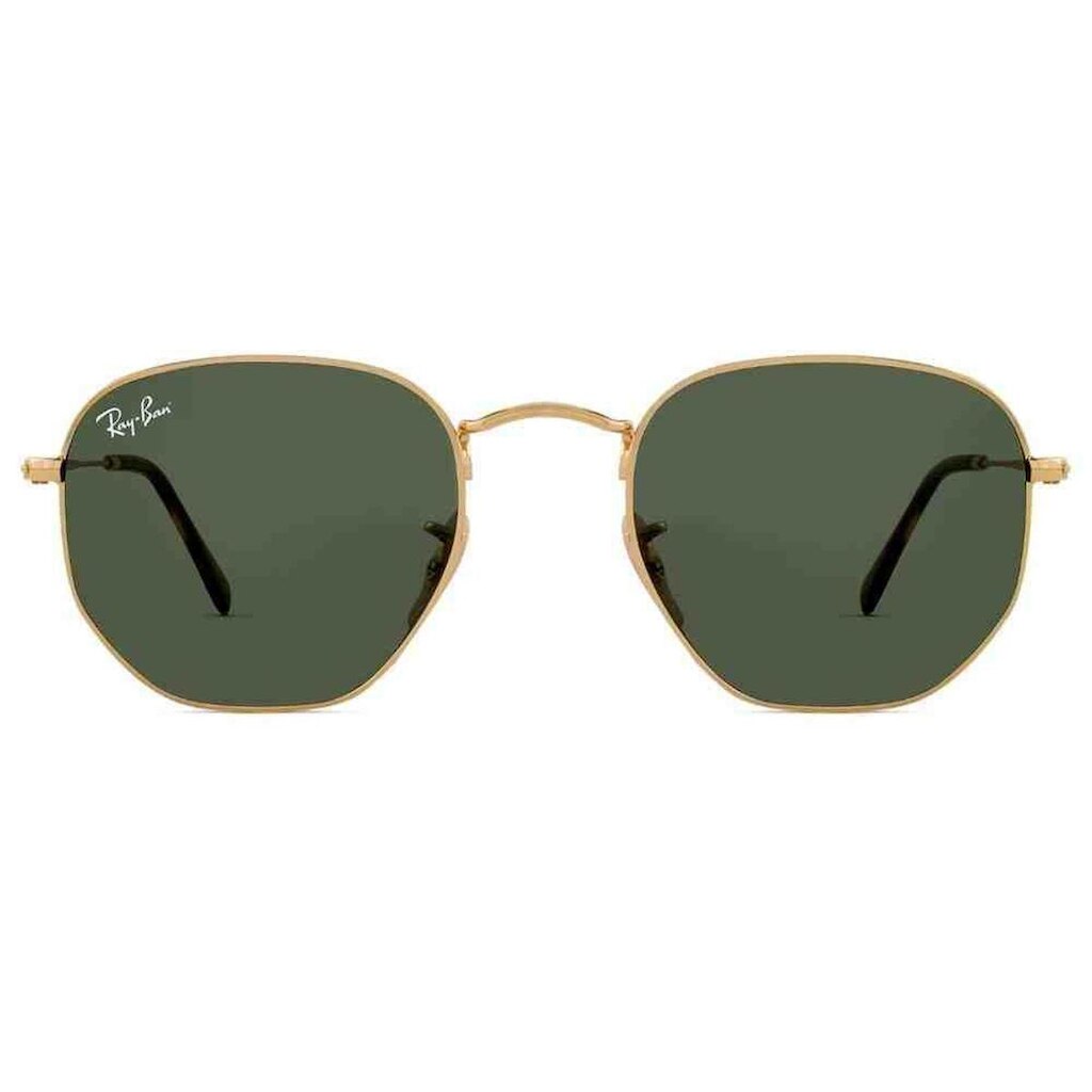 Óculos de Sol Dourado Ray-Ban Hexagonal Flat Lenses RB3548NL