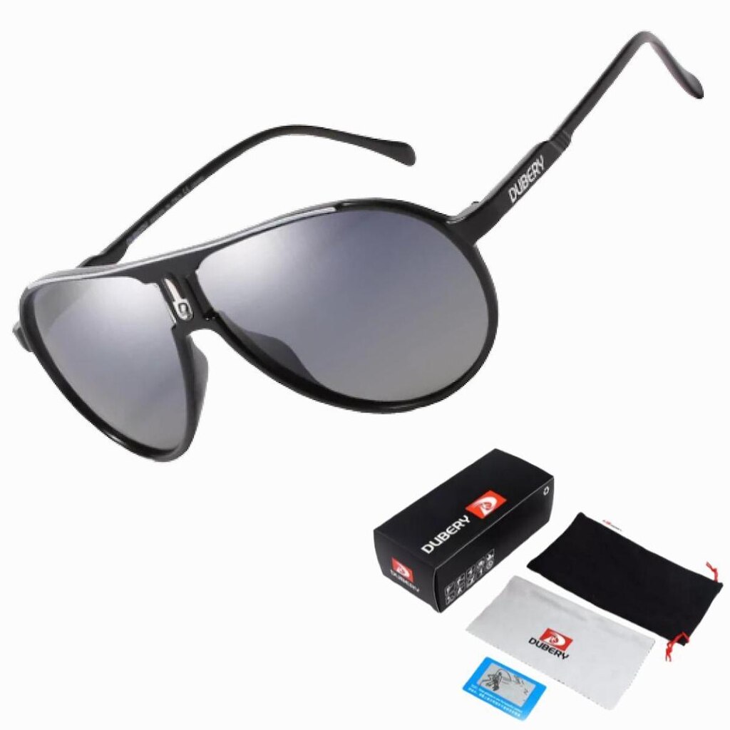 Óculos De Sol Dubery Polarizado Aviador Uv400
