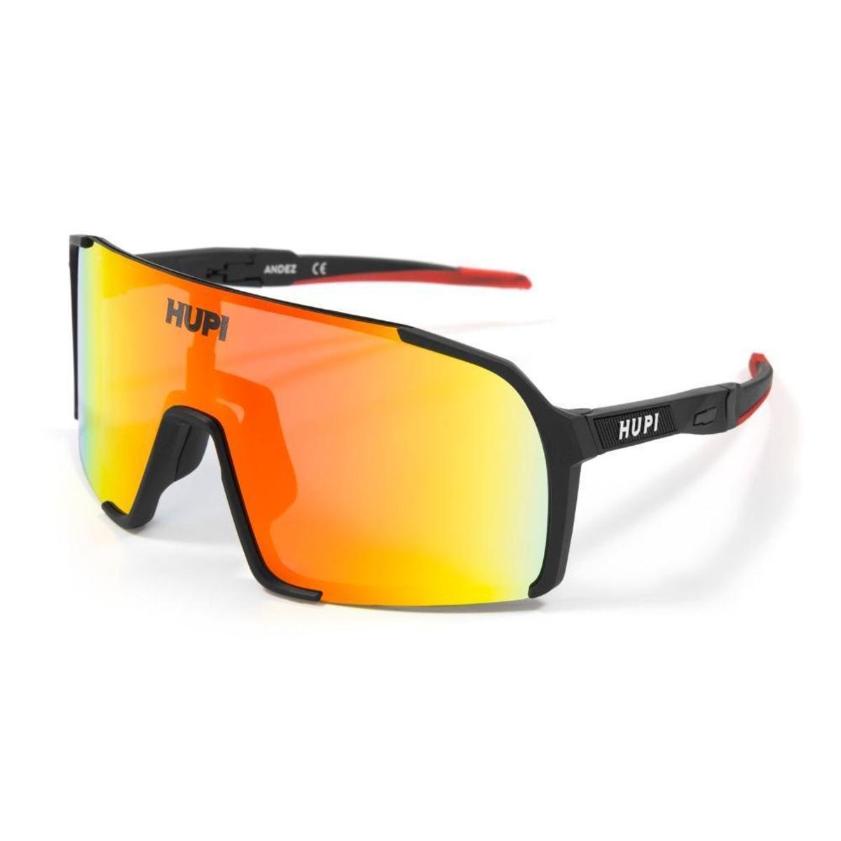 Óculos de Sol Esportivo HUPI Andez Ciclismo com Proteção UV Preto/Vermelho Lente Vermelho Espelhado Menor preço em Óculos de Sol Esportivo HUPI Andez Ciclismo com Proteção UV Preto/Vermelho Lente Vermelho Espelhado