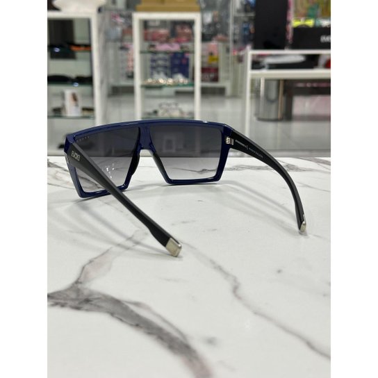 Óculos de Sol Evoke Bionic Alfa D01 Blue Shine Black Silver
