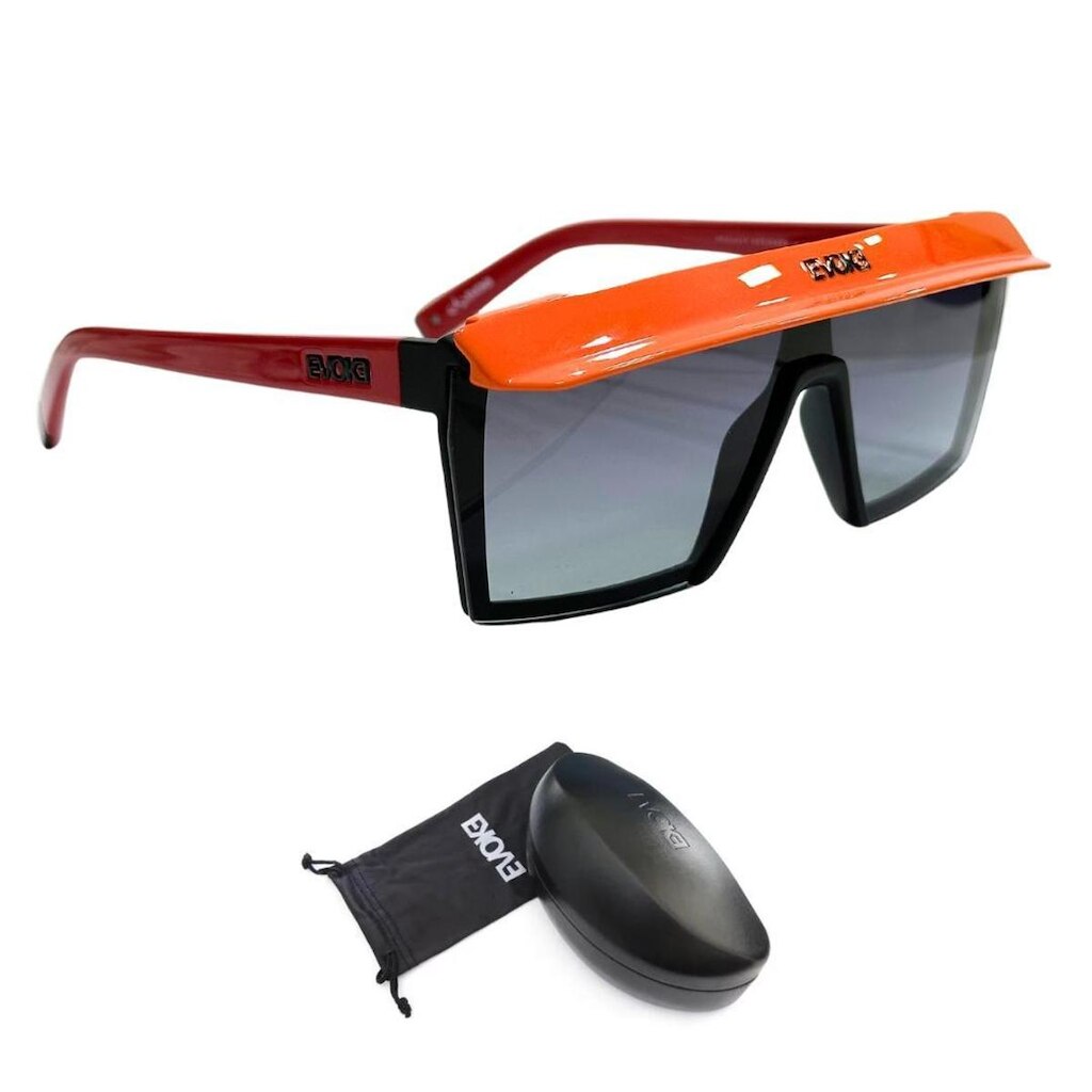 Óculos de Sol Evoke Futurah AC17 Black Red Gray Gradient