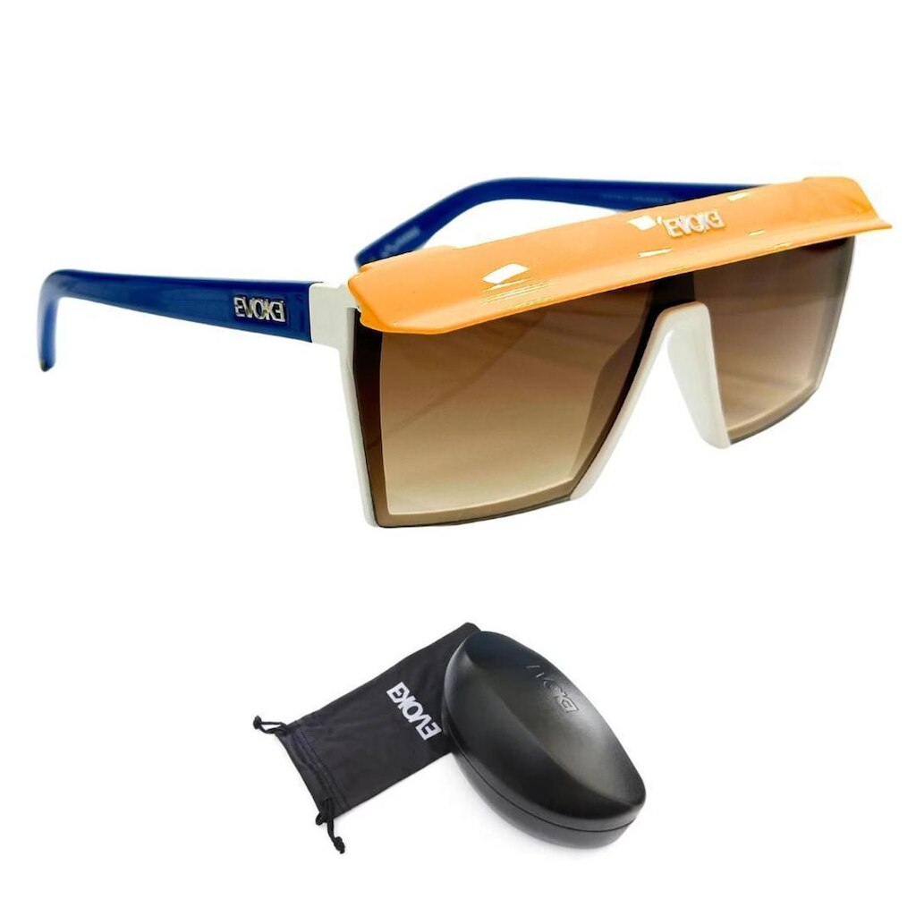 Óculos de Sol Evoke Futurah Capstyle BD08 White Blue Mango