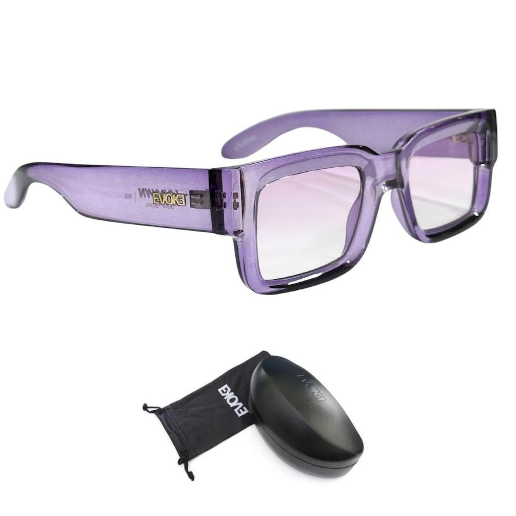 Óculos de Sol Evoke Lodown R02 Crystal Lilac Gradient