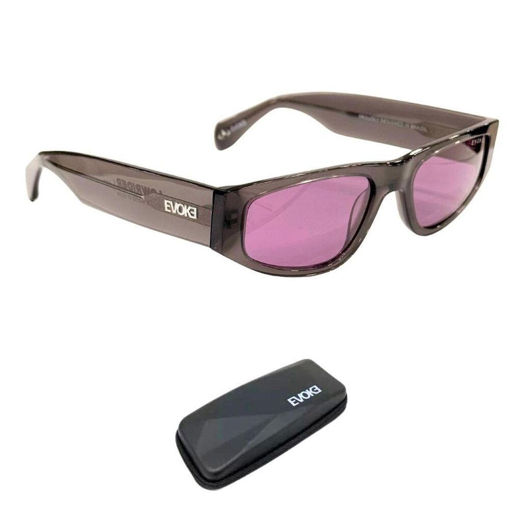 Óculos de Sol Evoke Lowrider A02 Crystal Black Purple