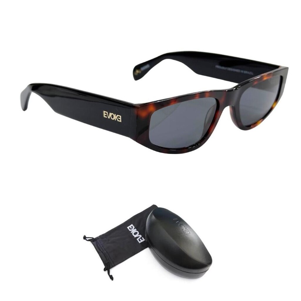Óculos de Sol Evoke Lowrider G21 Turtle Black Tam 55mm