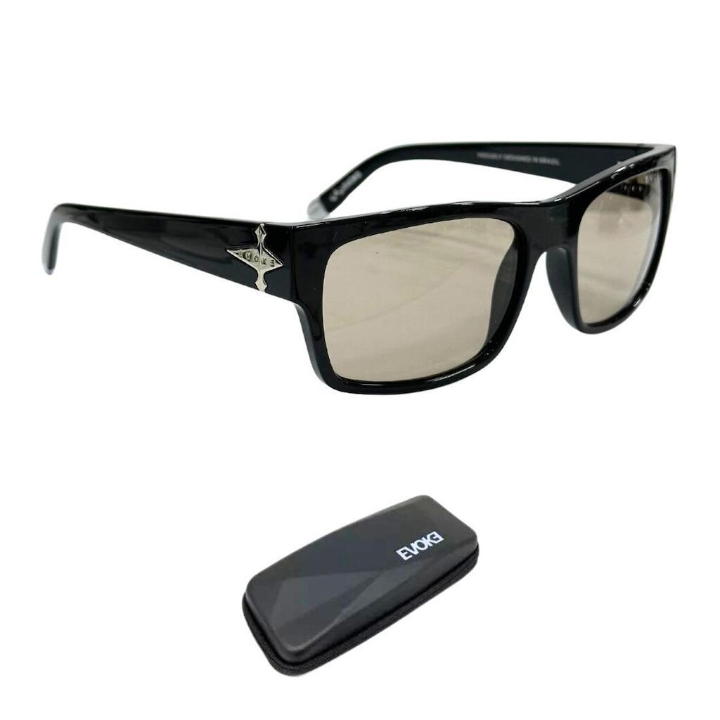 Óculos de Sol Evoke New Capo I BRA01 Black Shine Brown