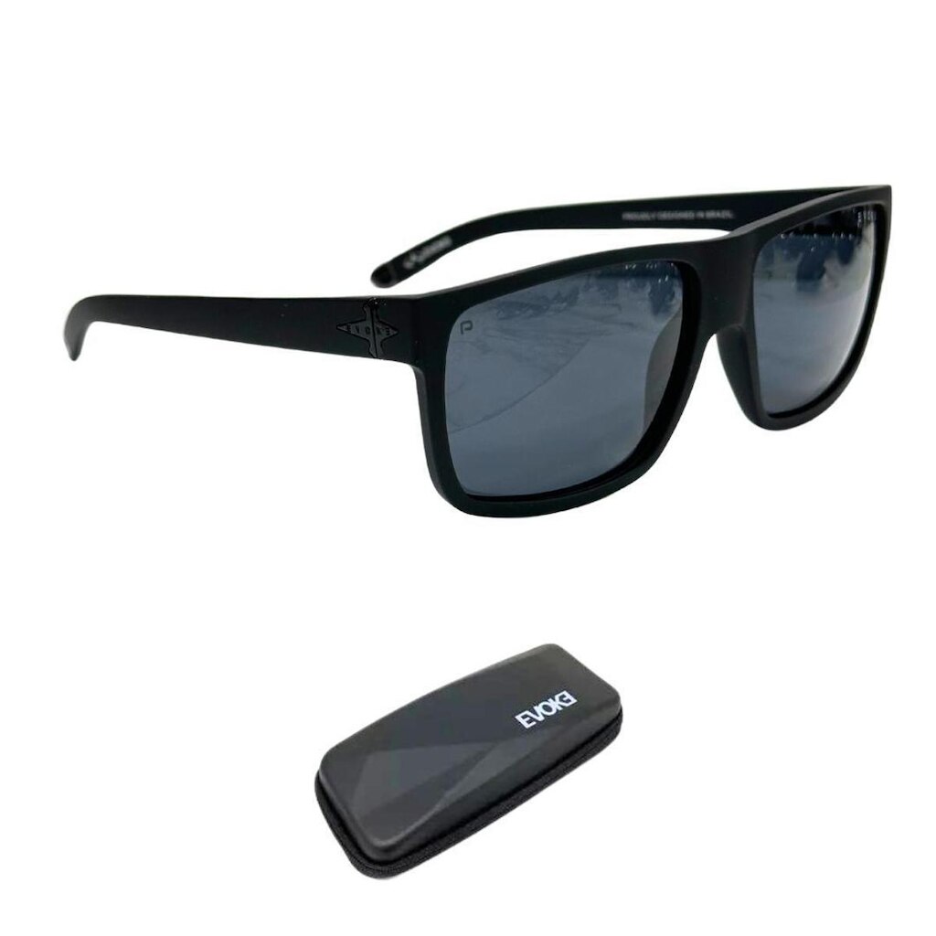 Óculos de Sol Evoke New Capo V BRA11 Black Matte Total Black