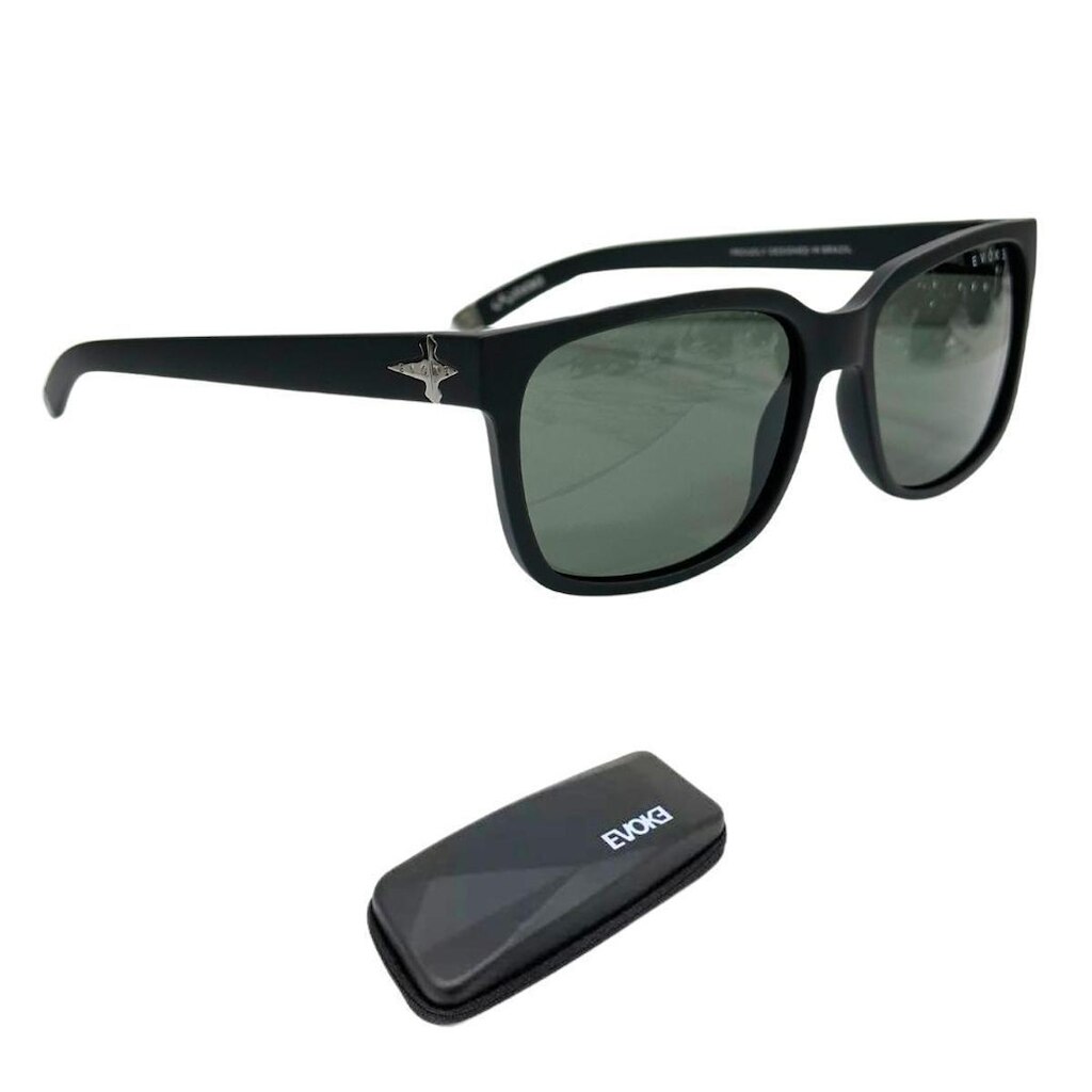 Óculos de Sol Evoke New Capo VI BRA11 Black Matte Total