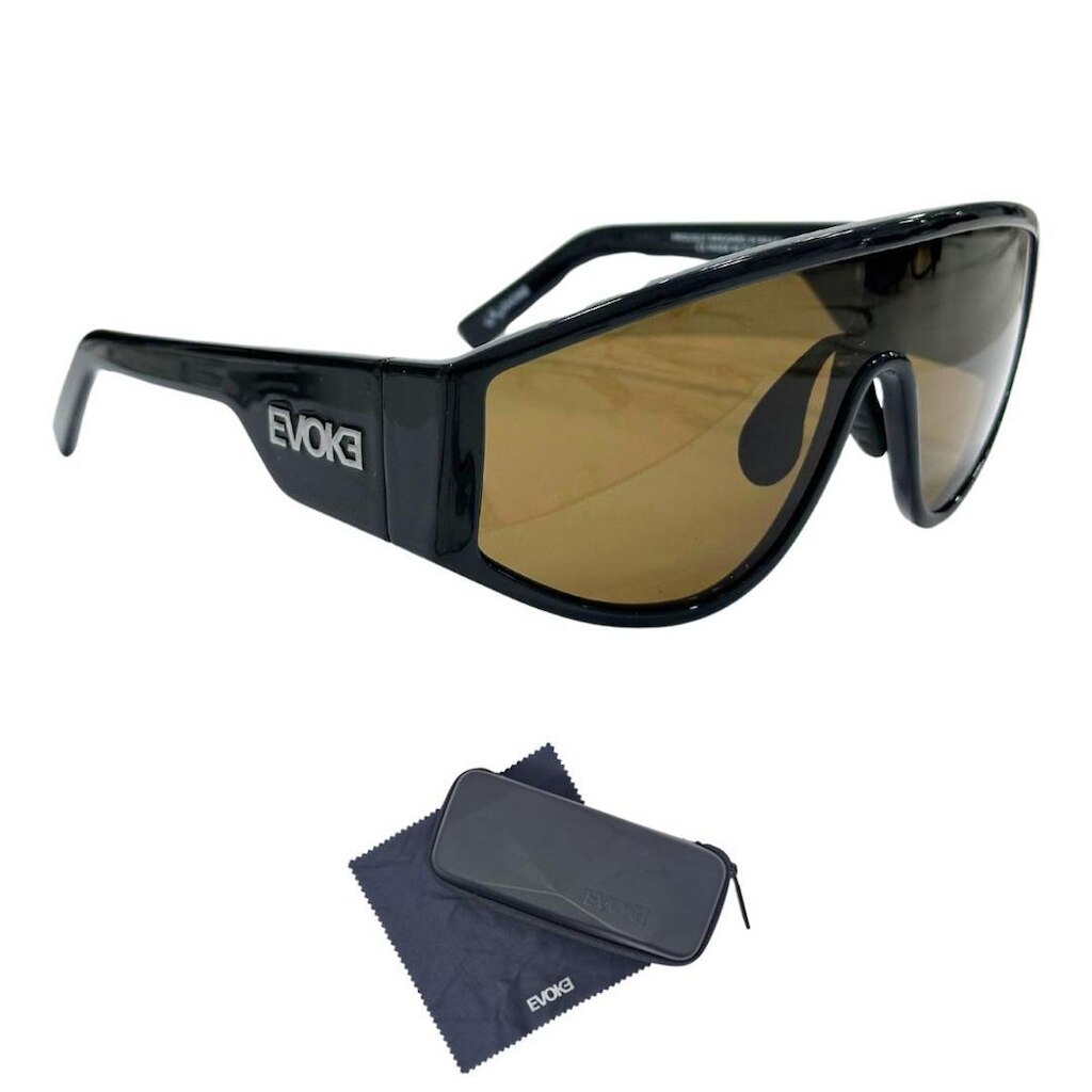 Óculos de Sol Evoke On Court A01 Midnight Shine Brown Total