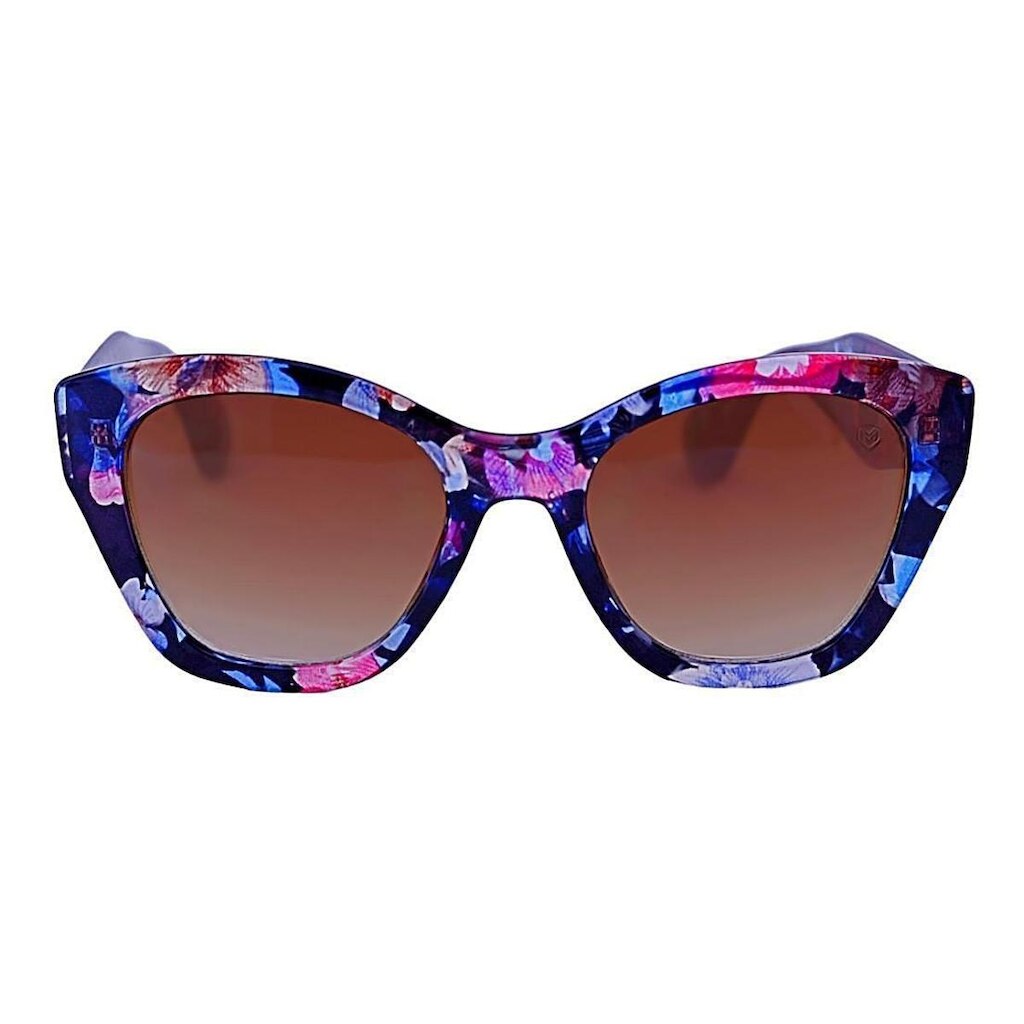 Óculos De Sol Feminino Gateado Oversized Acetato Mackage - Violeta
