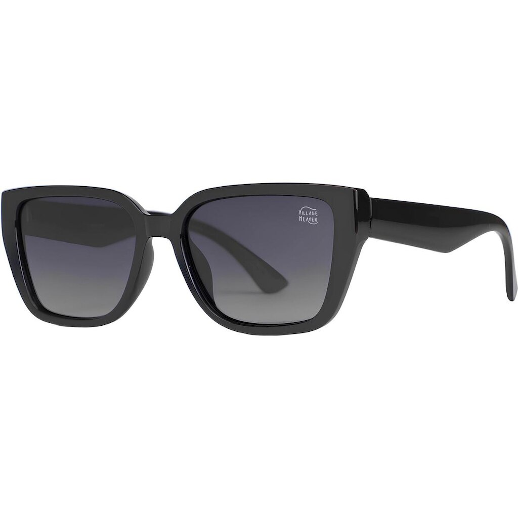 Óculos de Sol Feminino Preto Quadrado UV400 Polarizado Retro 6307