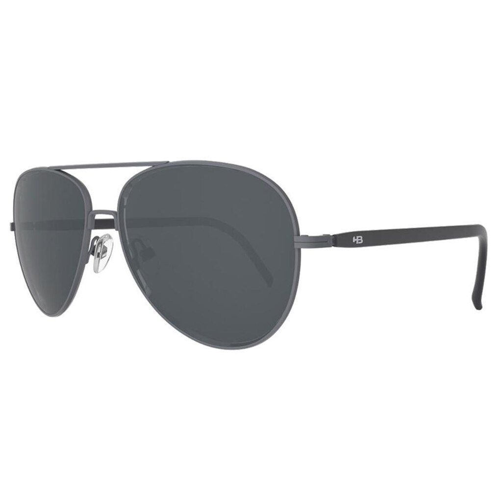 Óculos de Sol HB Brat XL Matte Graphite Gray - 57 Cinza