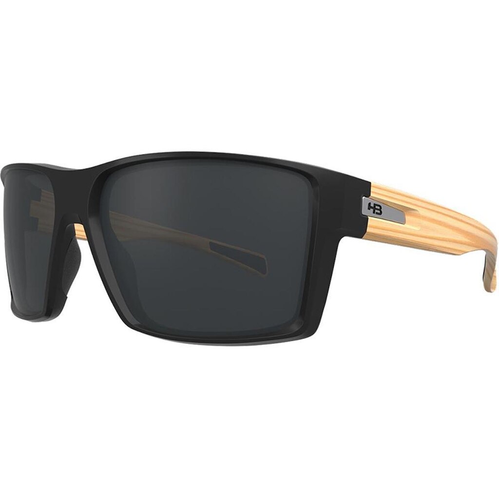 Óculos de Sol HB Byron Matte Black Wood Gray