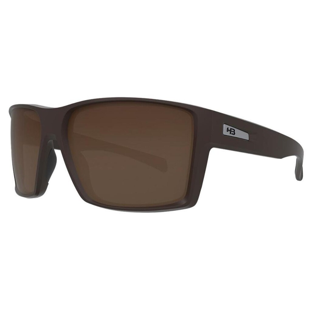 Óculos de Sol HB Byron Matte Café Brown - Marrom 60