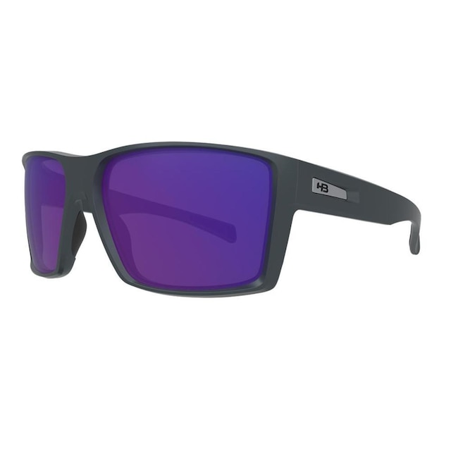 Óculos de Sol HB Byron Matte Graphite Blue Chrome
