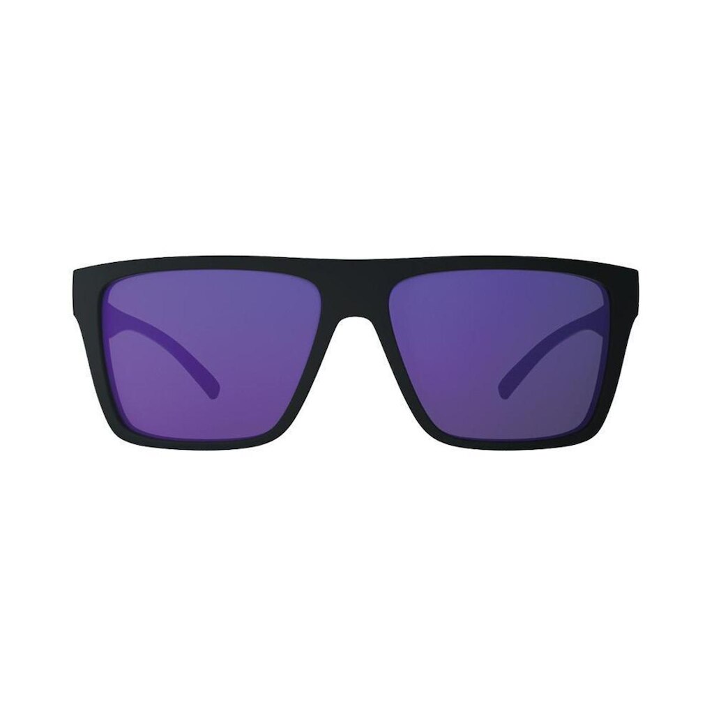 Óculos De Sol HB Floyd Matte Black Blue Espelhado