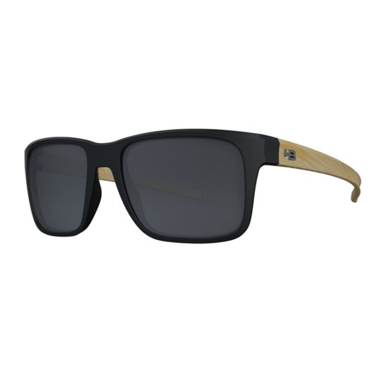 Óculos De Sol HB H-Bomb 2.0 Masculino - Preto+Marrom Menor preço em Óculos De Sol HB H-Bomb 2.0 Masculino - Preto+Marrom