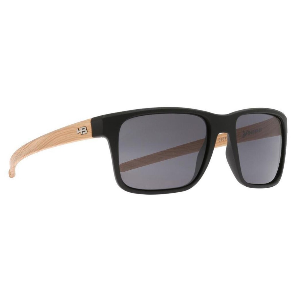 Óculos de Sol  HB H-Bomb 2.0 Matte Black Wood Gray
