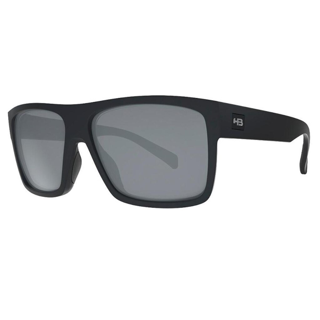 Óculos de Sol HB Would 2.0 Matte Black Silver - Preto 56