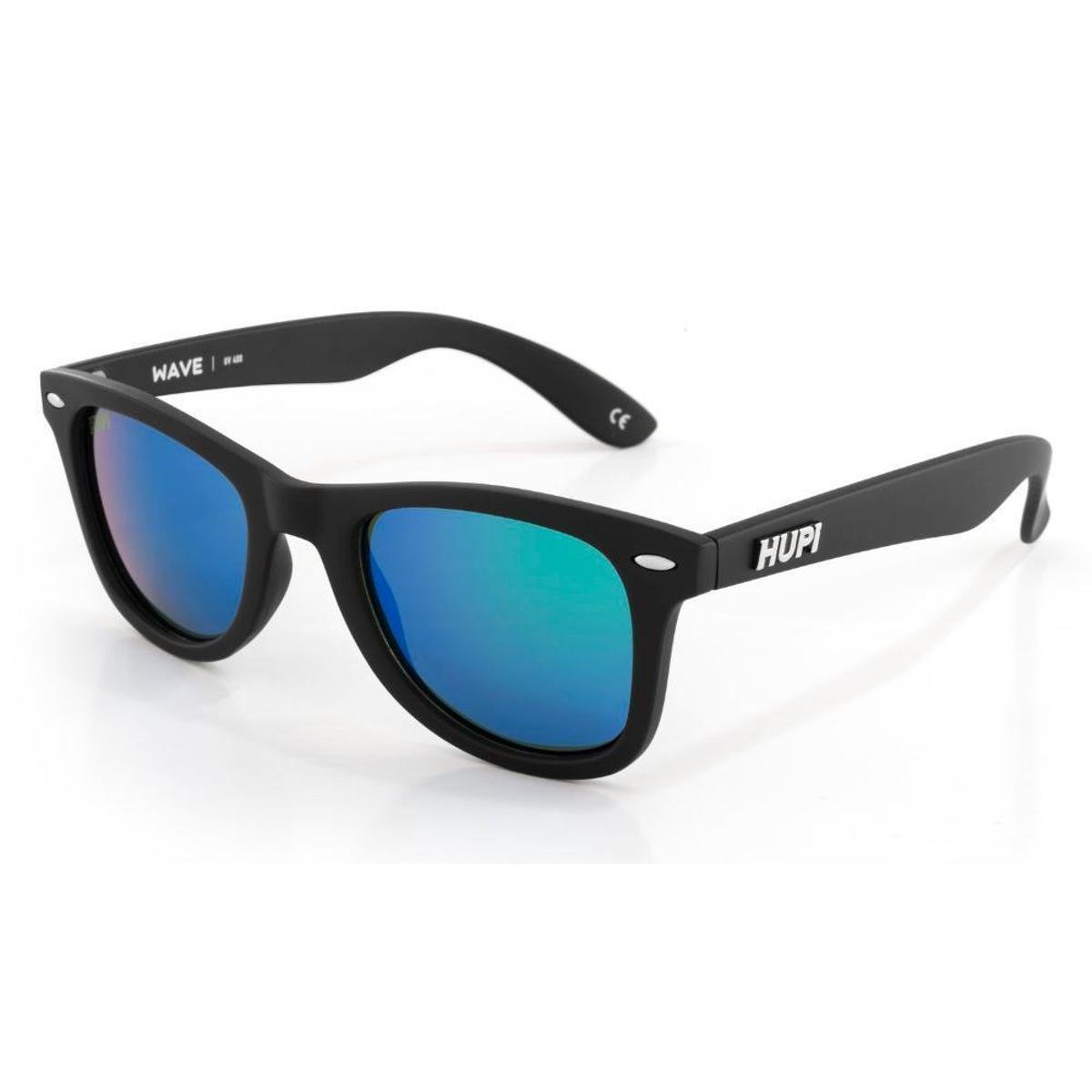 Óculos de Sol HUPI Wave Armação Preto Lente Verde Espelhado Menor preço em Óculos de Sol HUPI Wave Armação Preto Lente Verde Espelhado