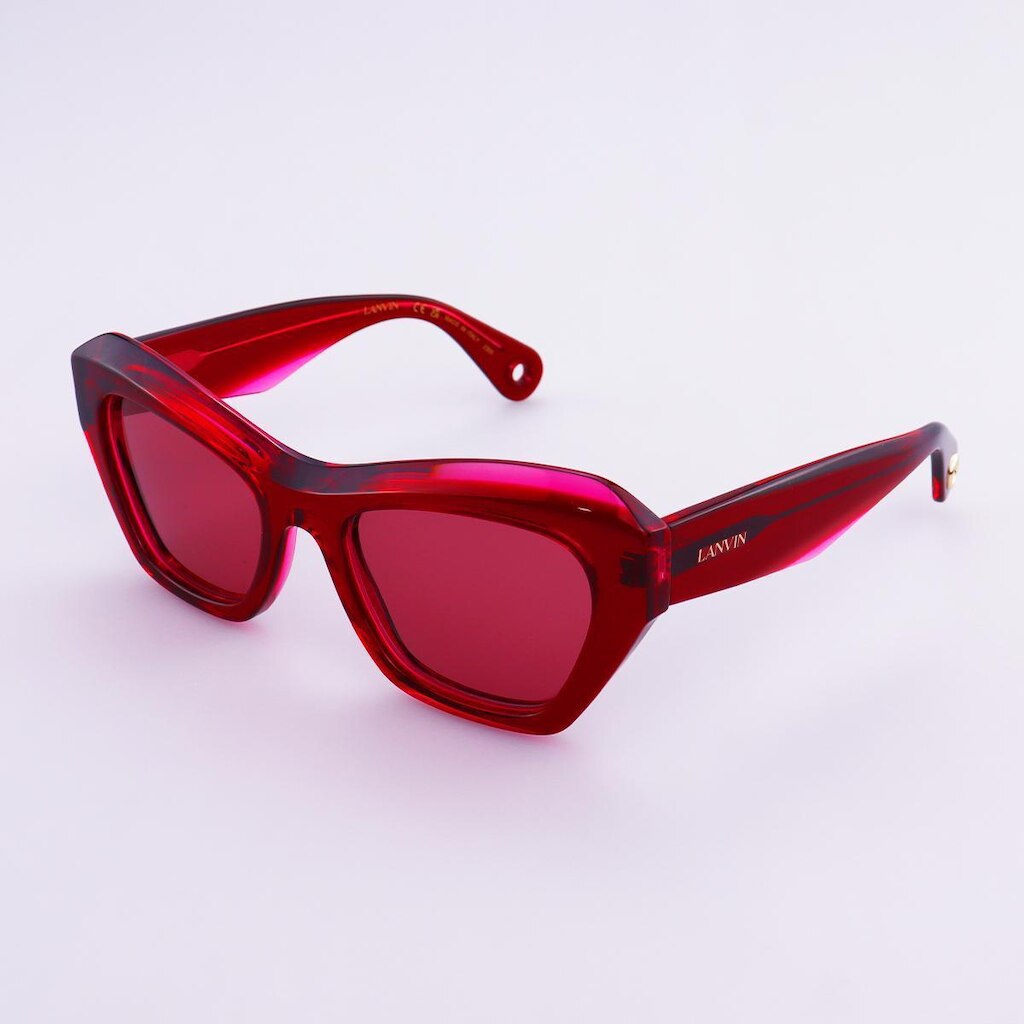 Óculos de Sol Lanvin LNV663S Transparent Red/Pink
