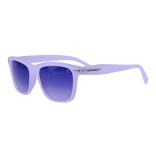 Óculos De Sol Mackage Unissex Acetato Retangular - Branco - Branco