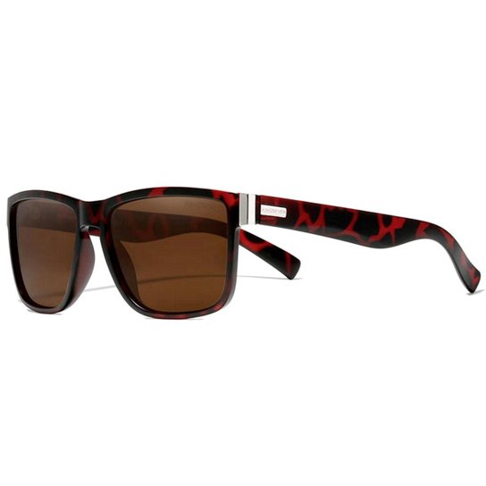 Óculos de sol masculino esportivo proteção polarizado UV400 - Branco - Marrom Menor preço em Óculos de sol masculino esportivo proteção polarizado UV400 - Branco - Marrom