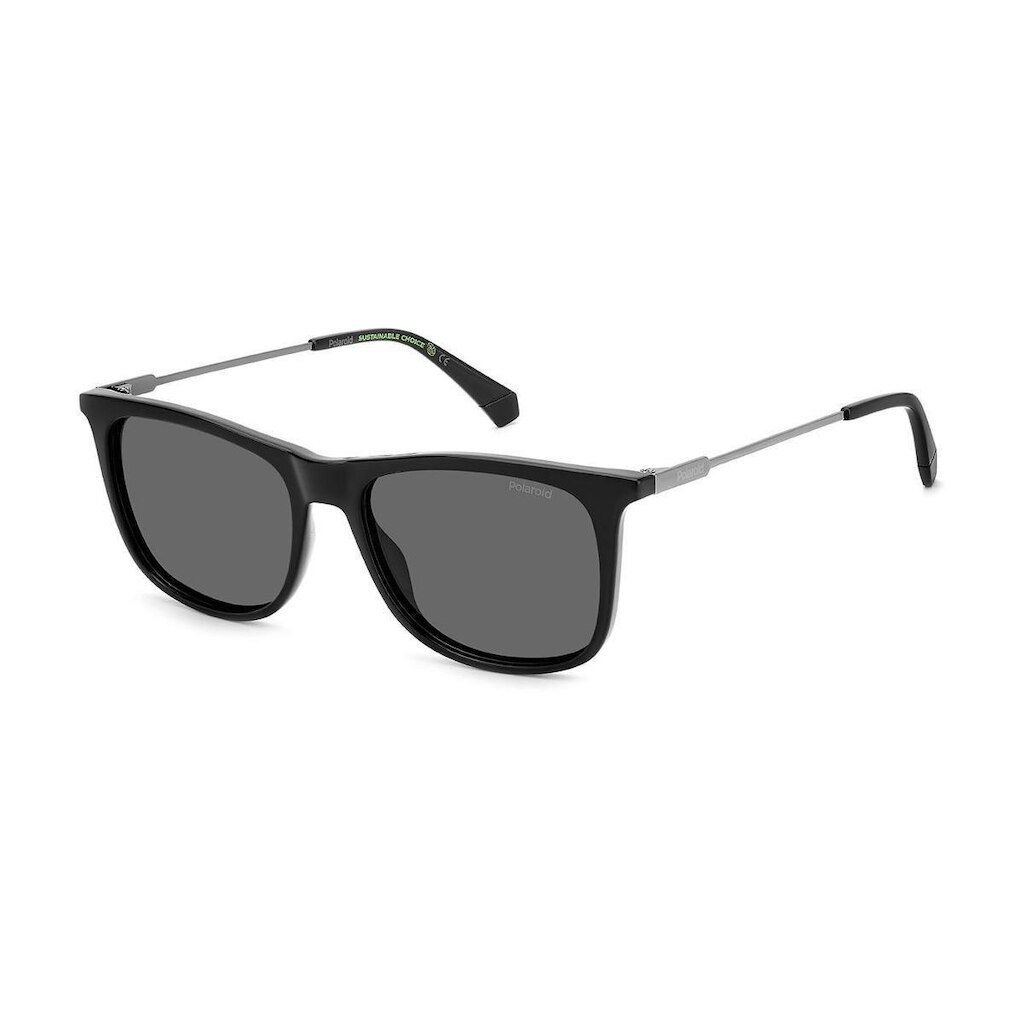 Óculos de Sol Masculino Polaroid PLD 4145/S/X Preto Brilho