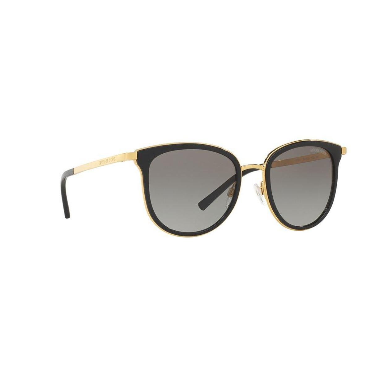Óculos de Sol Michael Kors MK-1010-SOL Feminino - Preto+Dourado | Netshoes