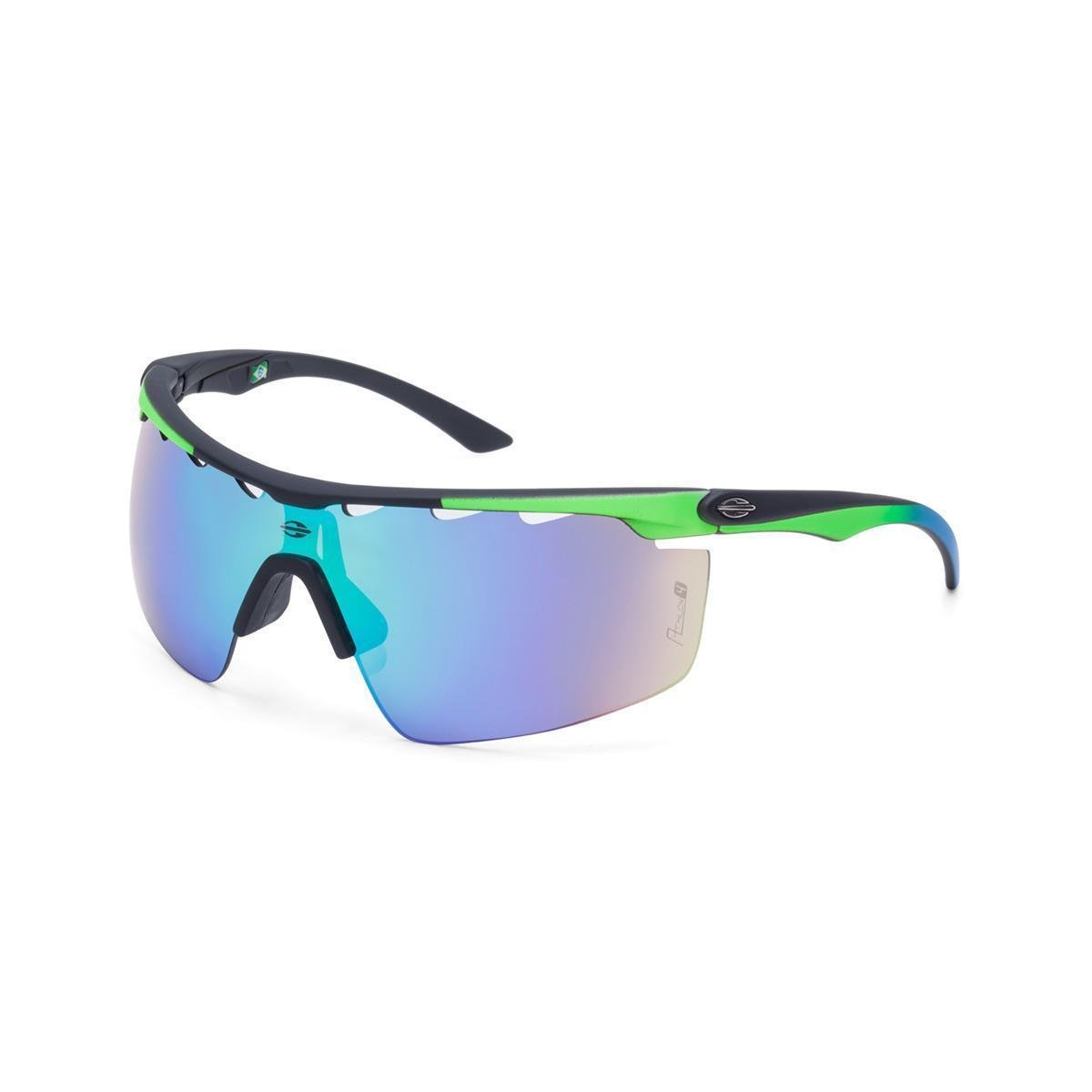 Óculos de Sol Mormaii Athlon 4 - Preto e Verde Menor preço em Óculos de Sol Mormaii Athlon 4 - Preto e Verde