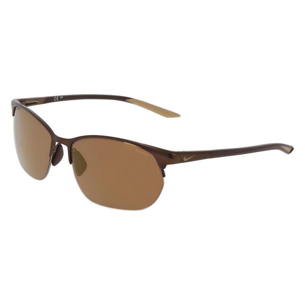 Óculos de Sol Nike Modern Metal Zone IH0911X Brushed Walnut / Amber Mirror