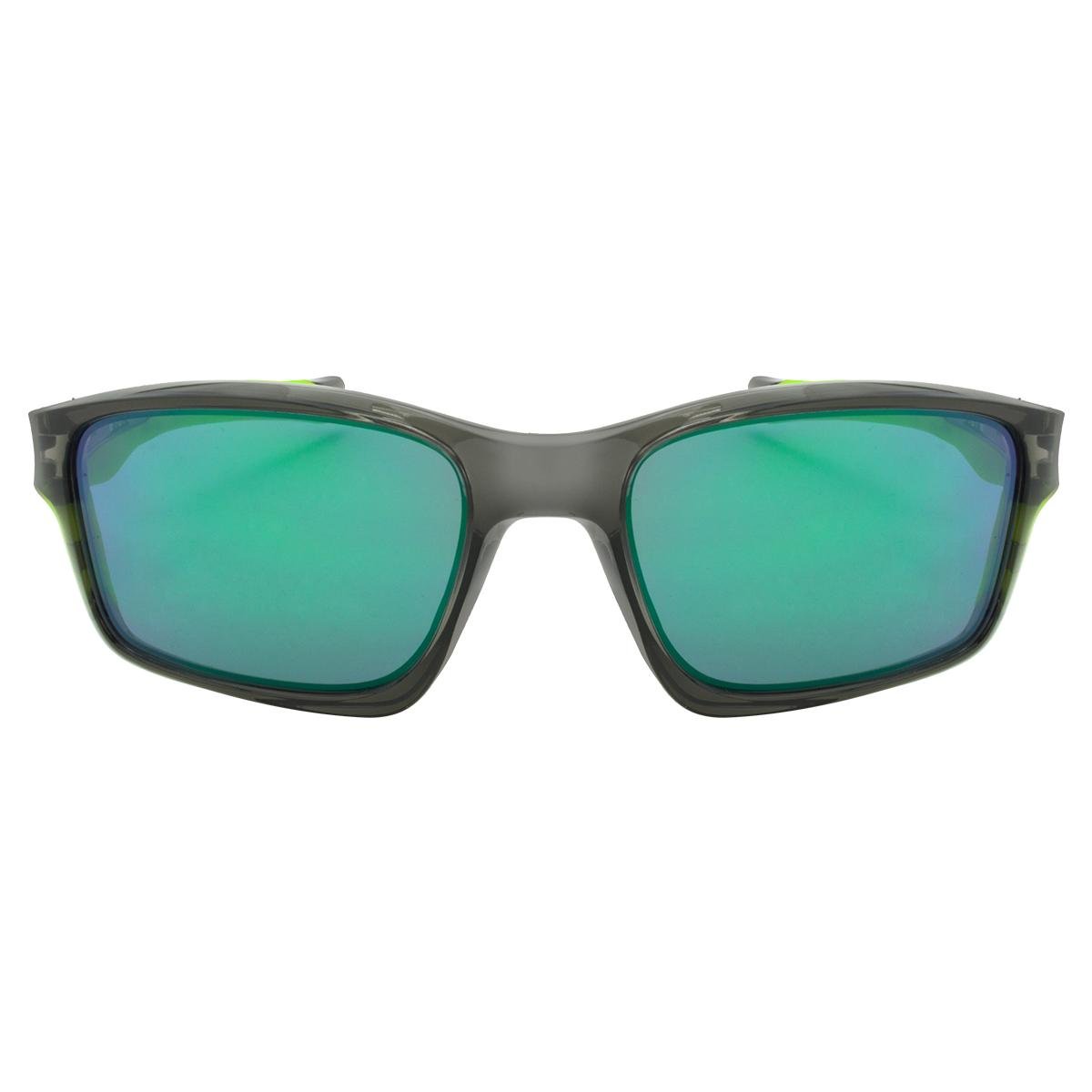 Óculos de Sol Oakley Chainlink OO9247 - Matter Black / Fire Iridium -  Cinza+Verde | Netshoes