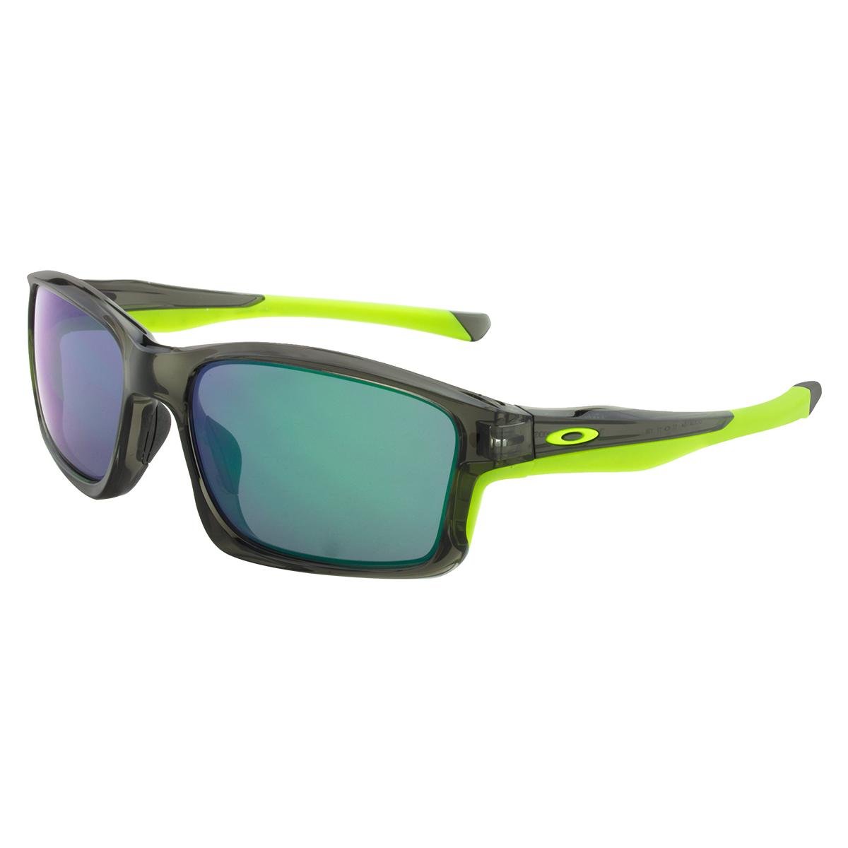 Óculos de Sol Oakley Chainlink OO9247 - Matter Black / Fire Iridium -  Cinza+Verde | Netshoes