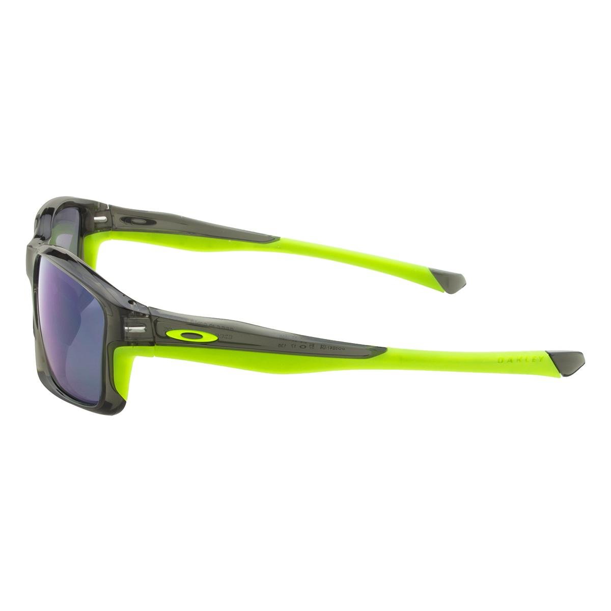 Óculos de Sol Oakley Chainlink OO9247 - Matter Black / Fire Iridium -  Cinza+Verde | Netshoes