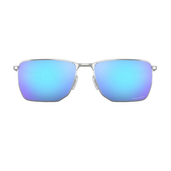 Óculos de Sol Oakley Ejector Satin Chrome W/ Prizm Sapphire