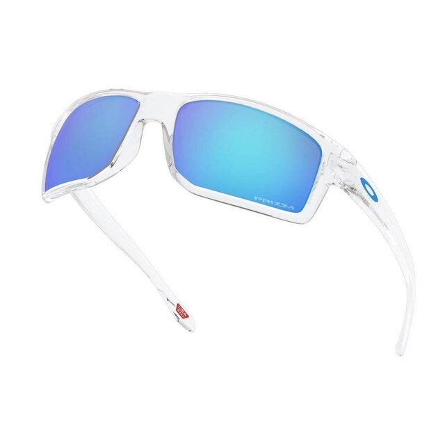 Óculos de Sol Oakley Gibston Polished Clear W/ Prizm Sapphire