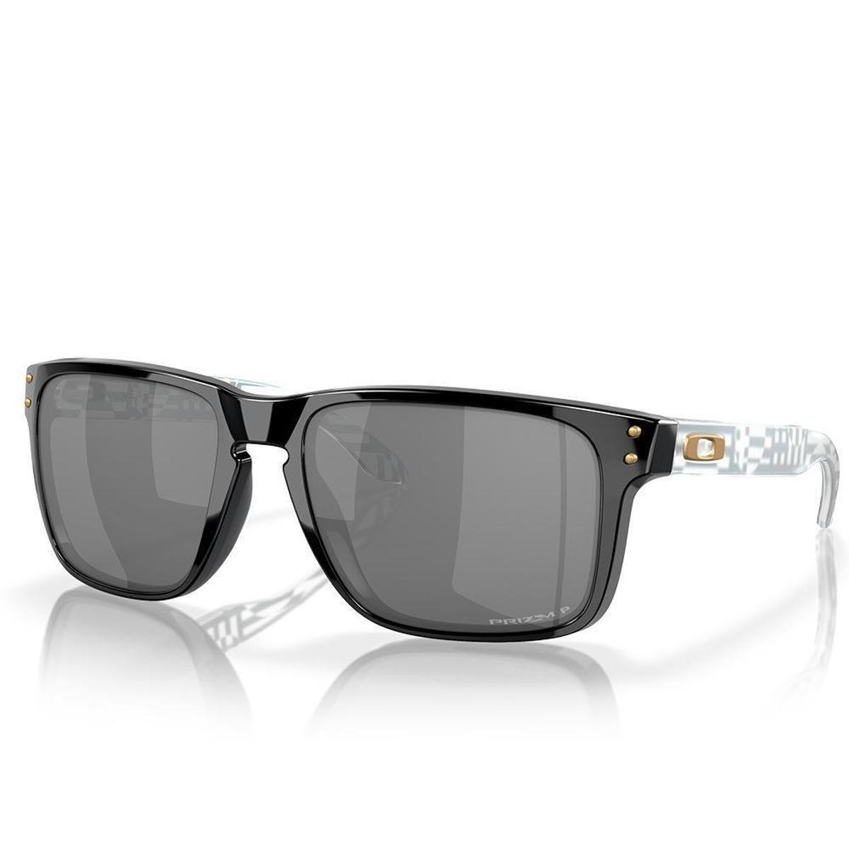 Óculos de Sol Oakley Holbrook XL Black Introspect 4359 - Preto