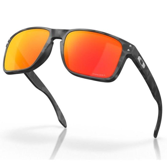 Óculos de Sol Oakley Holbrook XL Matte Black Camo Prizm Ruby