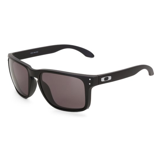 Óculos de Sol Oakley Holbrook XL - Preto+Cinza Menor preço em Óculos de Sol Oakley Holbrook XL - Preto+Cinza