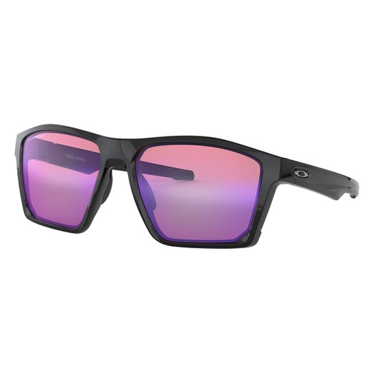 Óculos de Sol Oakley Targetline Prizm Masculino - Preto+Verde Água Menor preço em Óculos de Sol Oakley Targetline Prizm Masculino - Preto+Verde Água