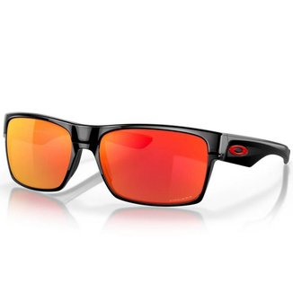 Óculos de Sol Oakley Two Face Polished Black W Prizm Ruby