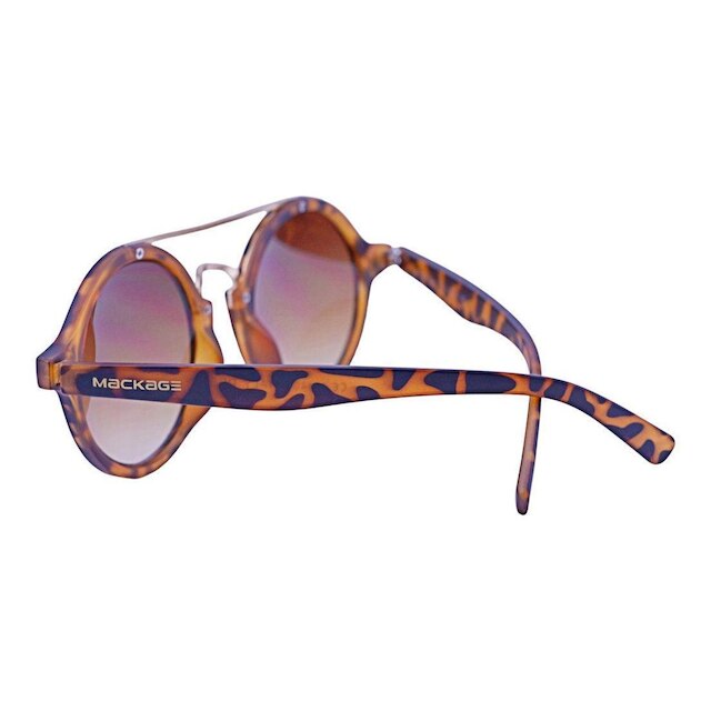 Óculos De Sol Redondo Retro Acetato Mackage - Teodora