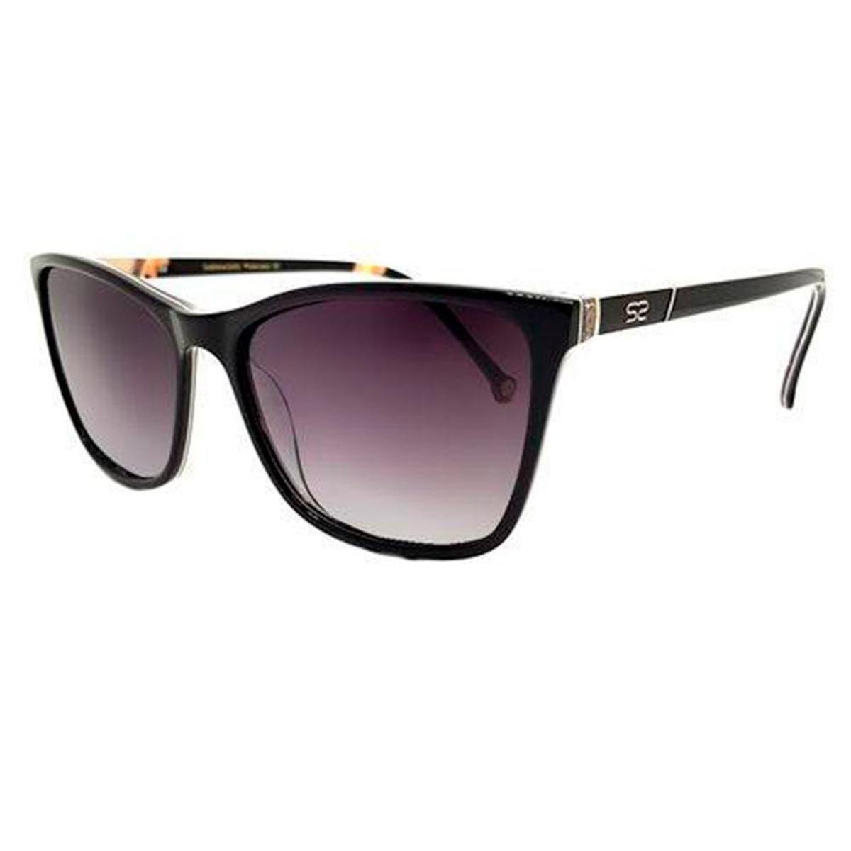 óculos De Sol Da Sabrina Sato Óculos de Sol Sabrina Sato Polarizado SS367 C1-56 Feminino - Preto