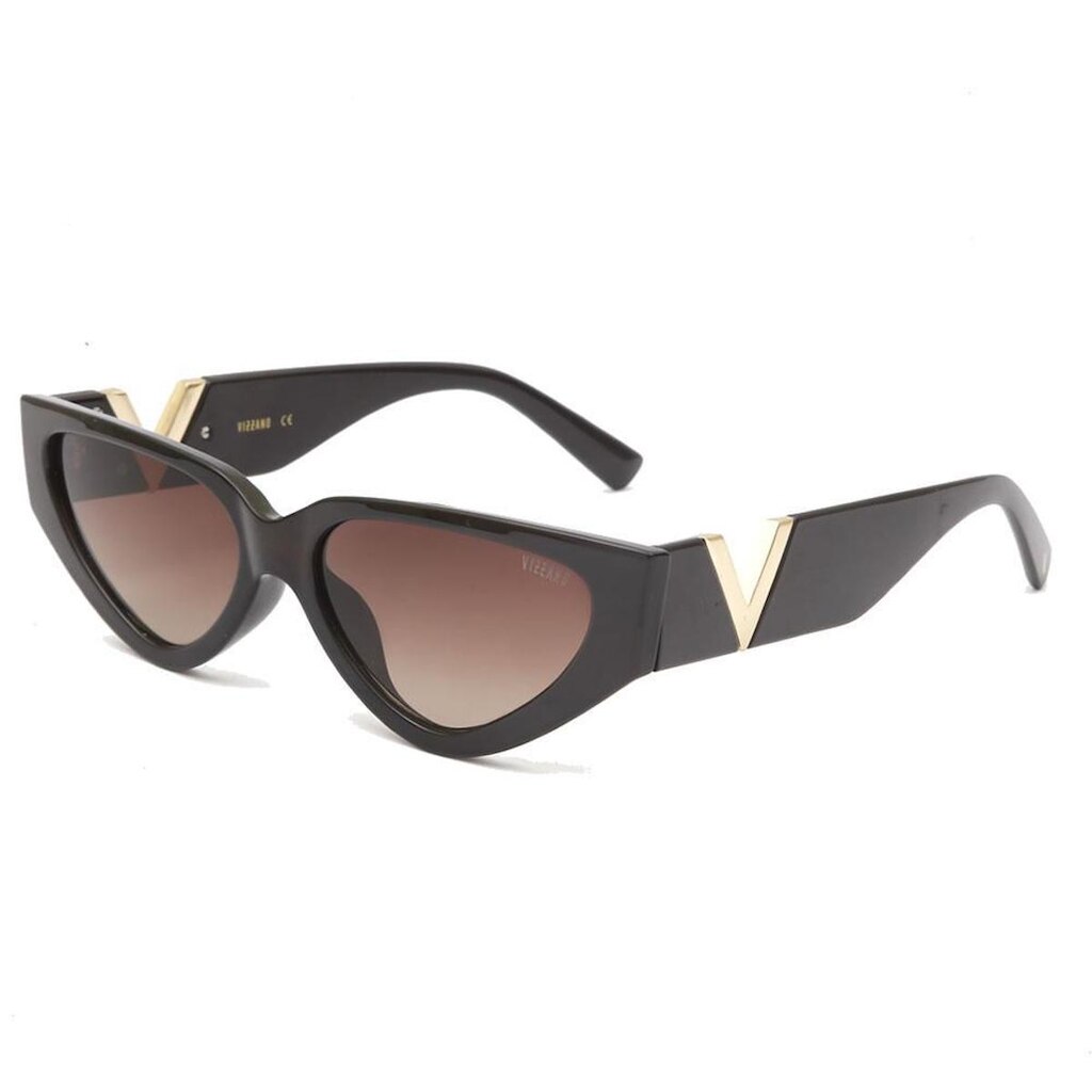 Óculos de Sol Solar Vizzano Ouro 148S C234 Degradê Preto