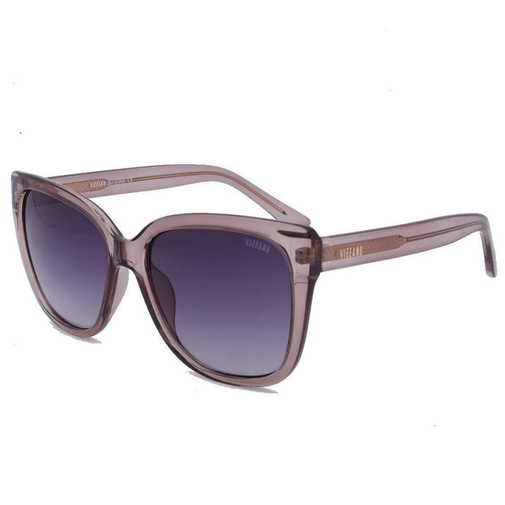 Óculos de Sol Solar Vizzano Ouro 35S AV234 Quadrado Marrom