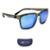 Óculos De Sol Speedo Ecowave 13 H02P Cristal Azul Espelhado - Preto
