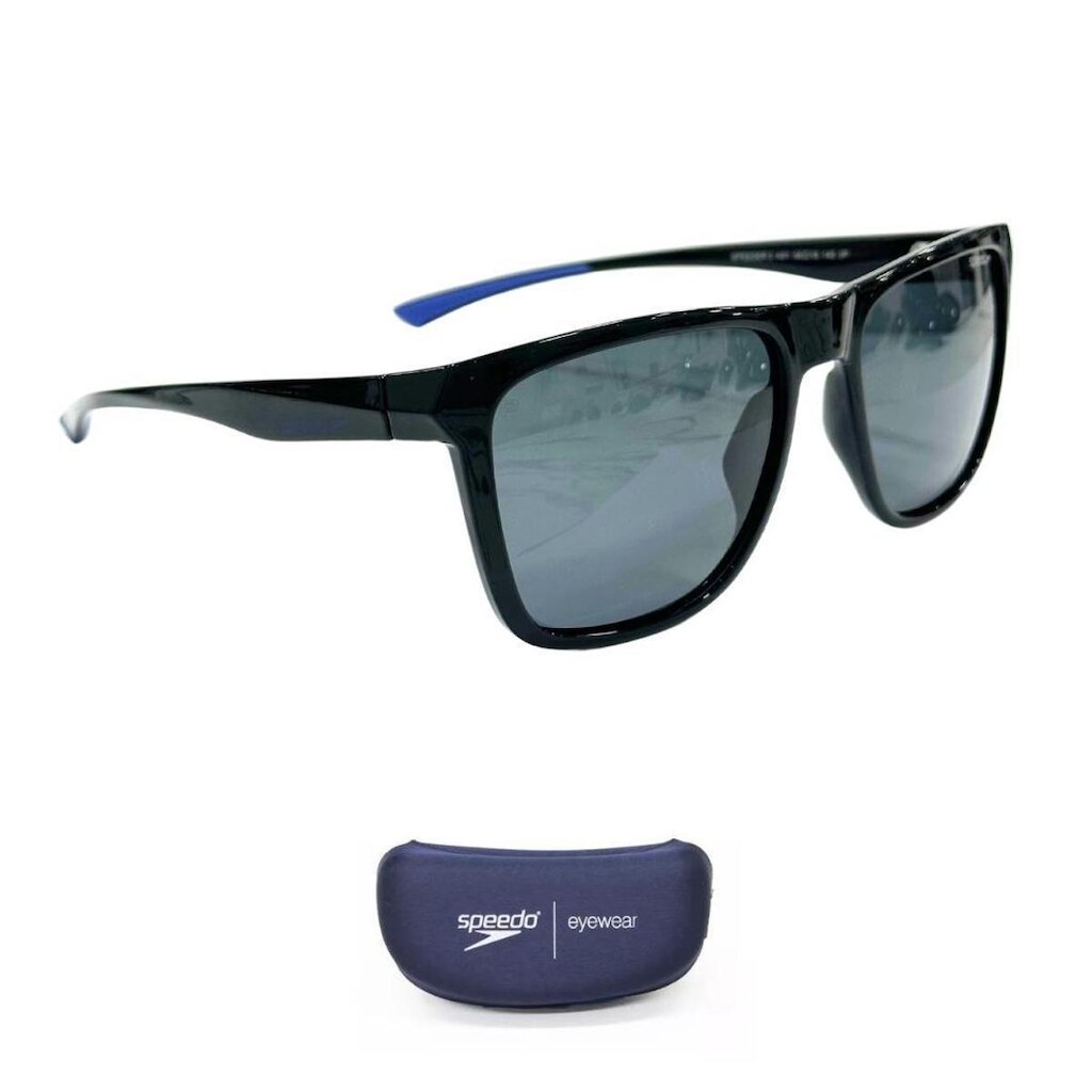 Óculos de Sol Speedo Speeder 2 A01 Black Shine Polarizado