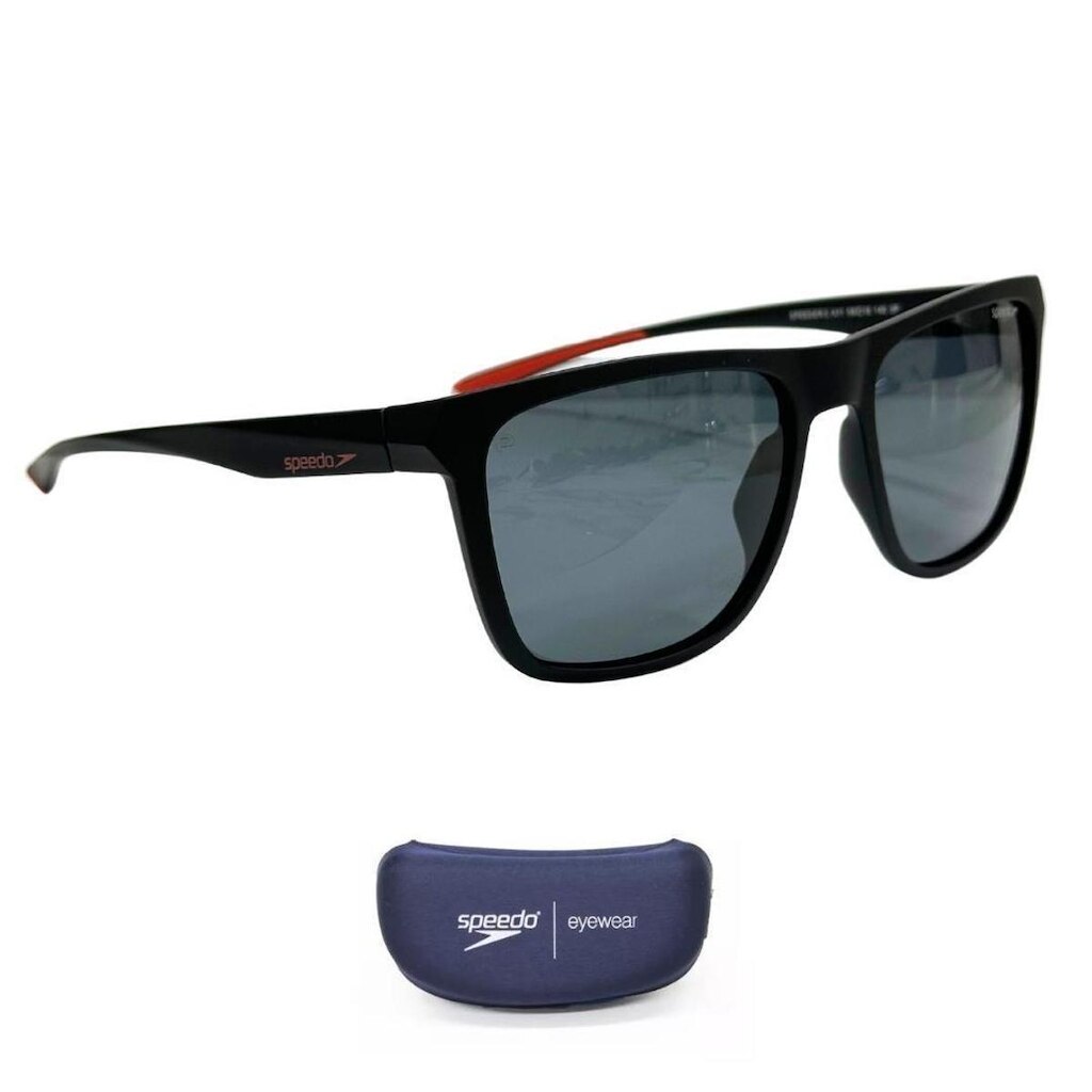 Óculos de Sol Speedo Speeder 2 A11 Preto Fosco Polarizado
