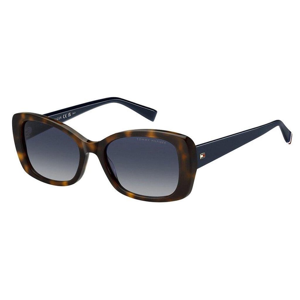 Óculos de Sol Tommy Hilfiger 2225/S Marrom Havana Lente Azul