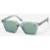 Óculos de Sol Unissex Quadrado Polo London Club UV400 + Case - Verde